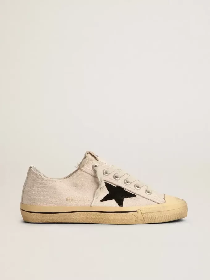 V-Star LTD para hombre con estrella de ante negro y letras bordadas V-Star LTD para hombre con estrella de ante negro y letras bordadas