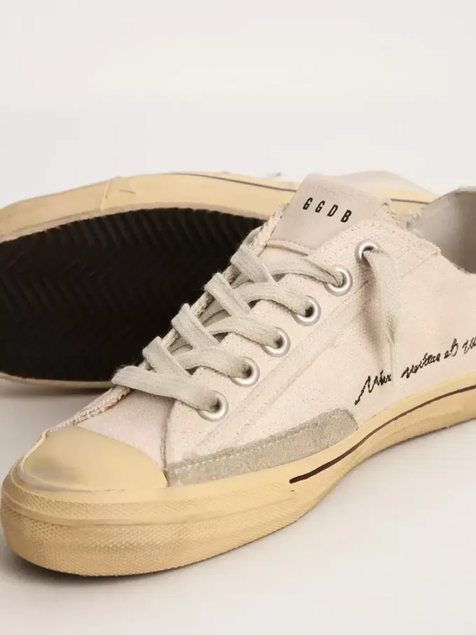 V-Star LTD para hombre con estrella de ante negro y letras bordadas V-Star LTD para hombre con estrella de ante negro y letras bordadas