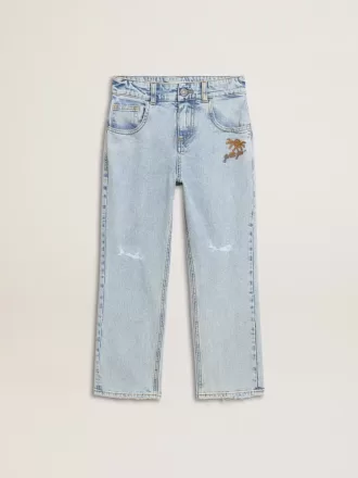 Vaqueros de denim claro para niño Vaqueros de denim claro para niño