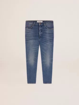 Vaqueros slim fit para hombre con lavado medio
