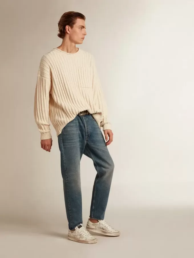 Vaqueros slim fit para hombre con lavado medio Vaqueros slim fit para hombre con lavado medio