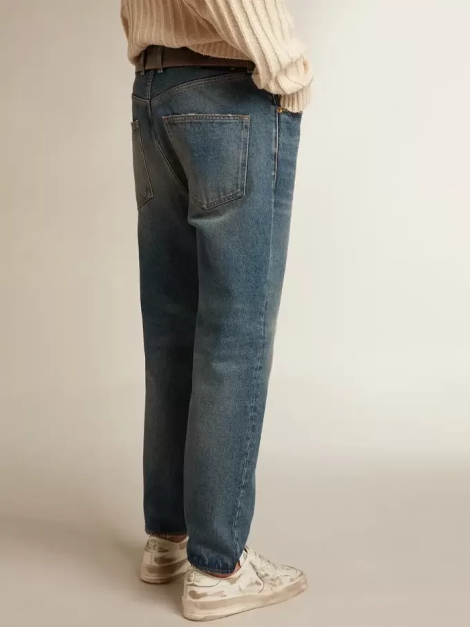 Vaqueros slim fit para hombre con lavado medio Vaqueros slim fit para hombre con lavado medio