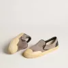 VCE Penstar para mujer en ante gris paloma con lengüeta de cuero negro en el talón VCE Penstar para mujer en ante gris paloma con lengüeta de cuero negro en el talón