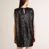 Vestido negro con lentejuelas para mujer Vestido negro con lentejuelas para mujer