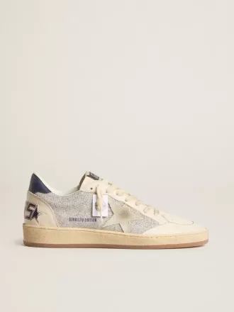 Zapatillas Ball Star LTD para mujer con cristales Swarovski y piel con estrella laminada dorada