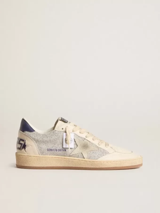 Zapatillas Ball Star LTD para mujer con cristales Swarovski y piel con estrella laminada dorada Zapatillas Ball Star LTD para mujer con cristales Swarovski y piel con estrella laminada dorada