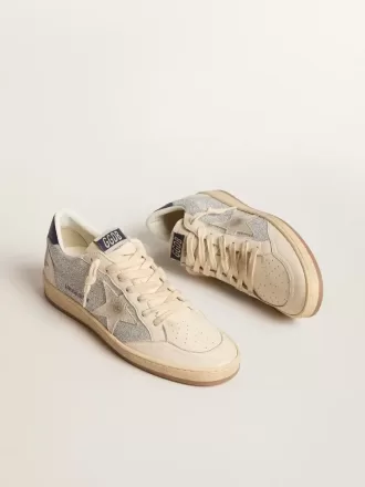 Zapatillas Ball Star LTD para mujer con cristales Swarovski y piel con estrella laminada dorada