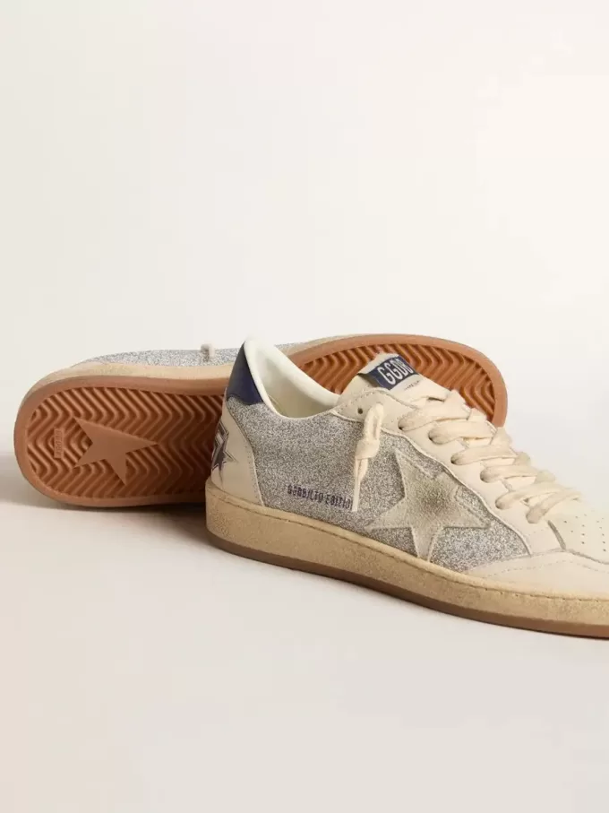 Zapatillas Ball Star LTD para mujer con cristales Swarovski y piel con estrella laminada dorada Zapatillas Ball Star LTD para mujer con cristales Swarovski y piel con estrella laminada dorada