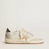 Zapatillas Ball Star LTD para mujer con estrella dorada y lengüeta negra en el talón Zapatillas Ball Star LTD para mujer con estrella dorada y lengüeta negra en el talón