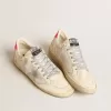Zapatillas Ball Star LTD para mujer en piel napa y malla con estrella de ante y lengüeta de piel en el talón Zapatillas Ball Star LTD para mujer en piel napa y malla con estrella de ante y lengüeta de piel en el talón