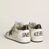 Zapatillas Ball Star para hombre en napa con estrella de piel y lengüeta metálica en el talón Zapatillas Ball Star para hombre en napa con estrella de piel y lengüeta metálica en el talón