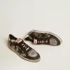 Zapatillas Ball Star para hombre en piel con estampado de elefante y estrella de piel negra Zapatillas Ball Star para hombre en piel con estampado de elefante y estrella de piel negra