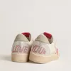 Zapatillas Ball Star para mujer para San Valentín con estrella de cuero rojo y letras Swarovski rojas Zapatillas Ball Star para mujer para San Valentín con estrella de cuero rojo y letras Swarovski rojas