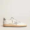 Zapatillas Ball Star Wishes para hombre en piel napa con estrella brillante y lengüeta en el talón Zapatillas Ball Star Wishes para hombre en piel napa con estrella brillante y lengüeta en el talón