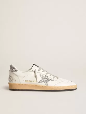 Zapatillas Ball Star Wishes para hombre en piel napa con estrella brillante y lengüeta en el talón Zapatillas Ball Star Wishes para hombre en piel napa con estrella brillante y lengüeta en el talón