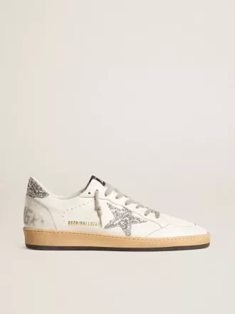 Zapatillas Ball Star Wishes para mujer en piel napa con estrella brillante y lengüeta en el talón Zapatillas Ball Star Wishes para mujer en piel napa con estrella brillante y lengüeta en el talón