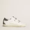 Zapatillas Old School de origen biológico con estrella perforada y lengüeta con purpurina en el talón Zapatillas Old School de origen biológico con estrella perforada y lengüeta con purpurina en el talón