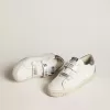 Zapatillas Old School de origen biológico con estrella perforada y lengüeta con purpurina en el talón Zapatillas Old School de origen biológico con estrella perforada y lengüeta con purpurina en el talón