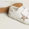 Zapatillas Old School LTD para mujer con estrella y lengüeta en el talón de cuero metalizado en oro rosa Zapatillas Old School LTD para mujer con estrella y lengüeta en el talón de cuero metalizado en oro rosa