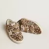 Zapatillas Old School LTD para mujer en piel de potro con estrella plateada y lengüeta de cuero en el talón Zapatillas Old School LTD para mujer en piel de potro con estrella plateada y lengüeta de cuero en el talón