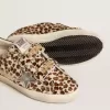 Zapatillas Old School LTD para mujer en piel de potro con estrella plateada y lengüeta de cuero en el talón Zapatillas Old School LTD para mujer en piel de potro con estrella plateada y lengüeta de cuero en el talón