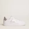 Zapatillas Purestar para mujer con lengüeta plateada brillante en el talón Zapatillas Purestar para mujer con lengüeta plateada brillante en el talón