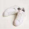 Zapatillas Purestar para mujer con lengüeta plateada brillante en el talón Zapatillas Purestar para mujer con lengüeta plateada brillante en el talón