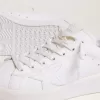 Zapatillas Purestar para mujer con lengüeta plateada brillante en el talón Zapatillas Purestar para mujer con lengüeta plateada brillante en el talón