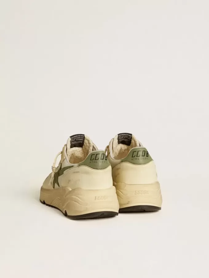 Zapatillas Running Sole LTD para hombre en nailon y napa con estrella y lengüeta en el talón de nubuck Zapatillas Running Sole LTD para hombre en nailon y napa con estrella y lengüeta en el talón de nubuck