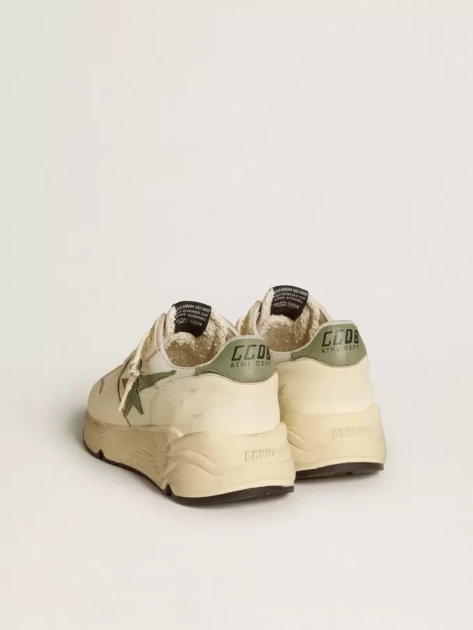 Zapatillas Running Sole LTD para mujer en nailon y napa con estrella y lengüeta en el talón de nubuck Zapatillas Running Sole LTD para mujer en nailon y napa con estrella y lengüeta en el talón de nubuck