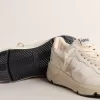 Zapatillas Running Sole LTD para mujer en napa con estrella de ante y lengüeta dorada en el talón Zapatillas Running Sole LTD para mujer en napa con estrella de ante y lengüeta dorada en el talón