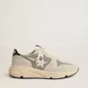 Zapatillas Running Sole para mujer adornadas con cristales Swarovski y estrella de color marfil Zapatillas Running Sole para mujer adornadas con cristales Swarovski y estrella de color marfil