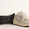Zapatillas Running Sole para mujer adornadas con cristales Swarovski y estrella de color marfil Zapatillas Running Sole para mujer adornadas con cristales Swarovski y estrella de color marfil