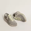 Zapatillas Running Sole para mujer en ante gris con estrella y lengüeta en el talón en ante gris Zapatillas Running Sole para mujer en ante gris con estrella y lengüeta en el talón en ante gris
