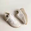 Zapatillas de running para hombre con suela de malla y napa blanca Zapatillas de running para hombre con suela de malla y napa blanca