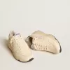 Zapatillas Running Sole para mujer en piel napa con estrella de piel rosa y lengüeta del talón en piel azul Zapatillas Running Sole para mujer en piel napa con estrella de piel rosa y lengüeta del talón en piel azul