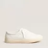 Zapatillas sostenibles Yatay Modelo 1B con parte superior blanca de origen biológico y Y blanca Zapatillas sostenibles Yatay Modelo 1B con parte superior blanca de origen biológico y Y blanca