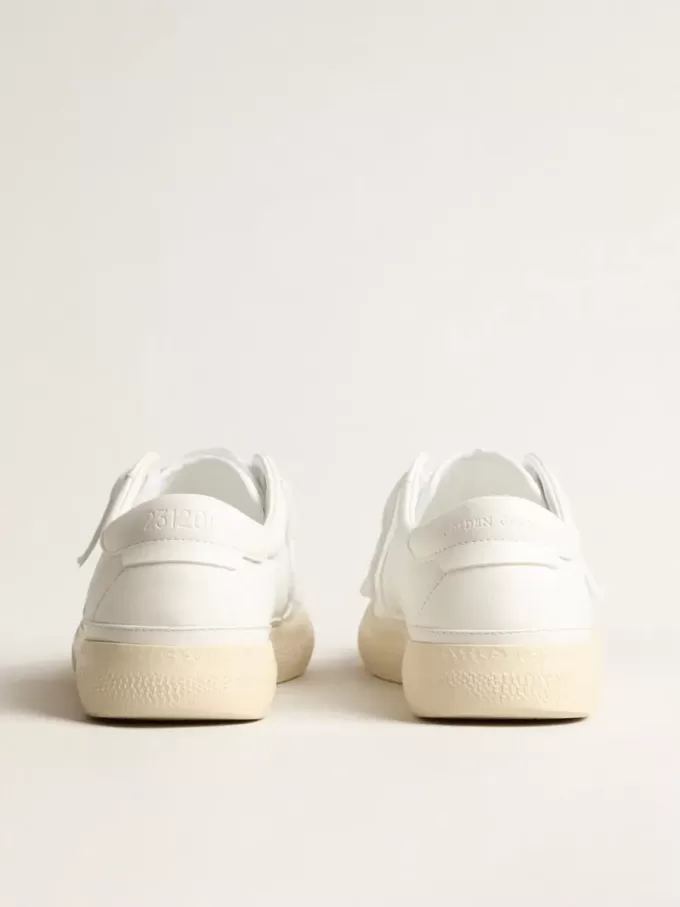Zapatillas sostenibles Yatay Modelo 1B con parte superior blanca de origen biológico y Y blanca Zapatillas sostenibles Yatay Modelo 1B con parte superior blanca de origen biológico y Y blanca
