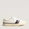 Zapatillas sostenibles Yatay Modelo 1B con parte superior blanca de origen biológico y Y negra Zapatillas sostenibles Yatay Modelo 1B con parte superior blanca de origen biológico y Y negra