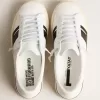 Zapatillas sostenibles Yatay Modelo 1B con parte superior blanca de origen biológico y Y negra Zapatillas sostenibles Yatay Modelo 1B con parte superior blanca de origen biológico y Y negra