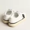 Zapatillas sostenibles Yatay Modelo 1B con parte superior blanca de origen biológico y Y negra Zapatillas sostenibles Yatay Modelo 1B con parte superior blanca de origen biológico y Y negra