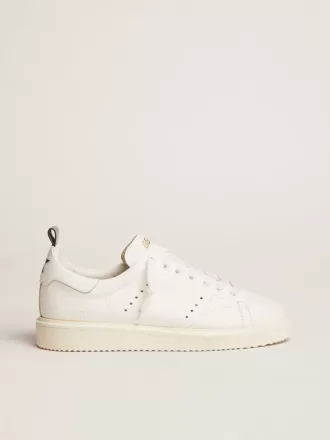 Zapatillas Starter en cuero totalmente blanco Zapatillas Starter en cuero totalmente blanco