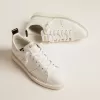 Zapatillas Starter en cuero totalmente blanco Zapatillas Starter en cuero totalmente blanco
