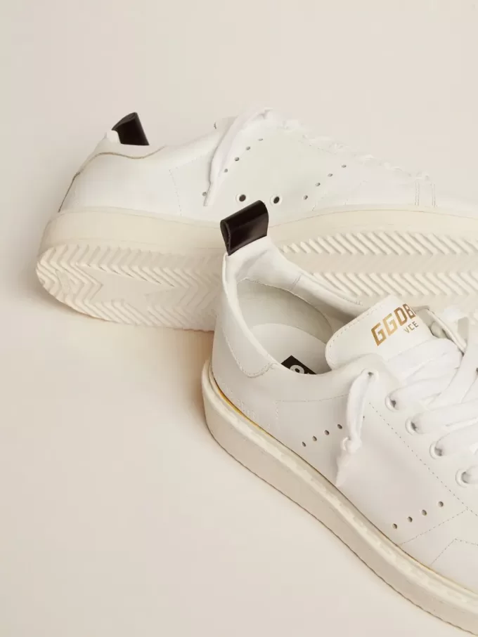 Zapatillas Starter en cuero totalmente blanco Zapatillas Starter en cuero totalmente blanco