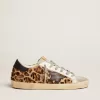 Zapatillas Super-Star para mujer en piel con estampado de leopardo Zapatillas Super-Star para mujer en piel con estampado de leopardo