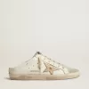 Zapatillas Super-Star Sabots con estrella platino y lengüeta de ante gris hielo Zapatillas Super-Star Sabots con estrella platino y lengüeta de ante gris hielo