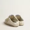 Zapatillas Super-Star Sabots con estrella platino y lengüeta de ante gris hielo Zapatillas Super-Star Sabots con estrella platino y lengüeta de ante gris hielo