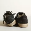 Zapatillas V-Star en denim azul medianoche con estrella y puntera de cuero negro Zapatillas V-Star en denim azul medianoche con estrella y puntera de cuero negro