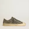 Zapatillas V-Star para hombre en ante negro con estrella de cuero negro Zapatillas V-Star para hombre en ante negro con estrella de cuero negro