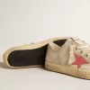 Zapatillas V-Star para hombre en lona gris claro con estrella de cuero rojo